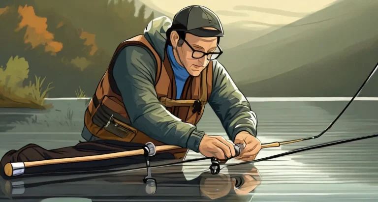 how to set up fly rod