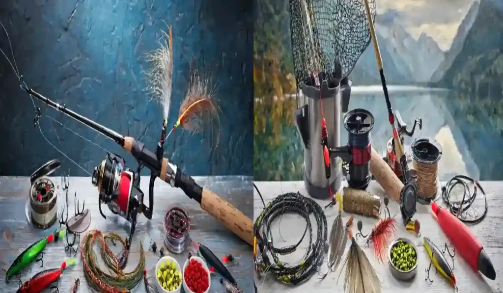 Equipment Used in Fly Fishing and Spin Fishing